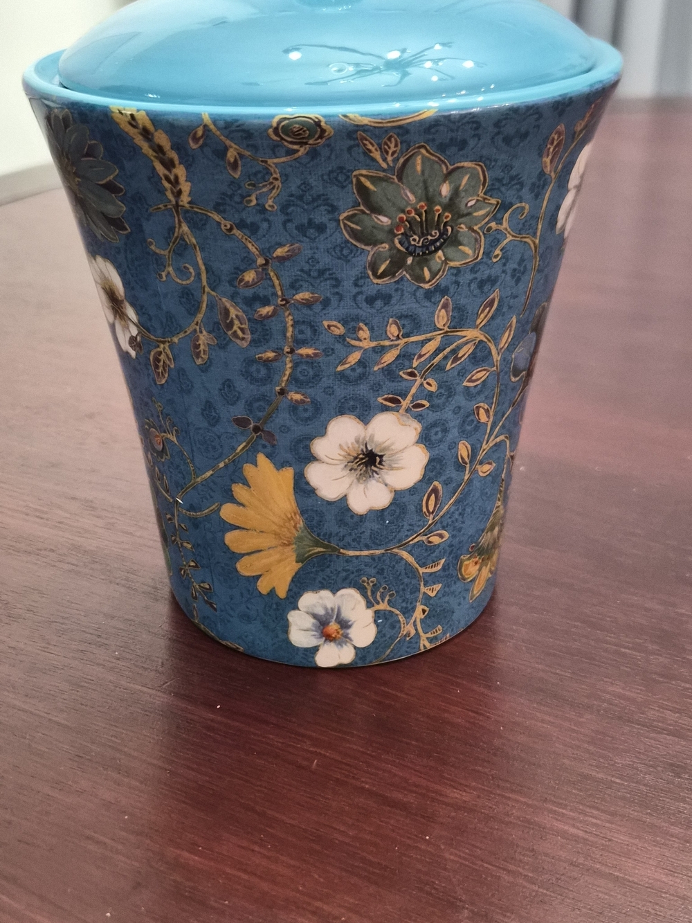 Certified International Exotic Garden Ceramic Canister w/ Lid – Daphne Brissonne - Picture 3 of 11